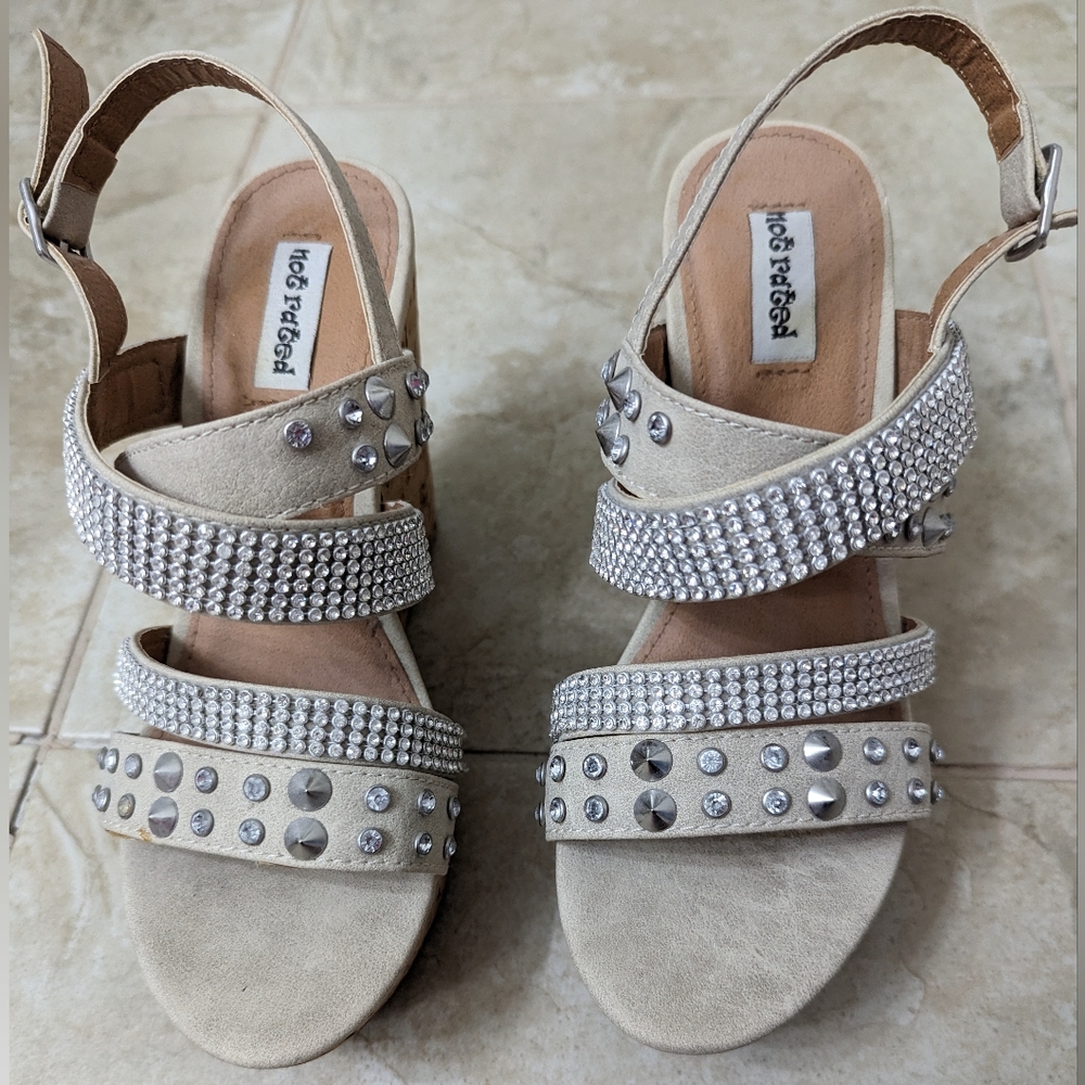 Not Rated Studded Wedges / Size 7